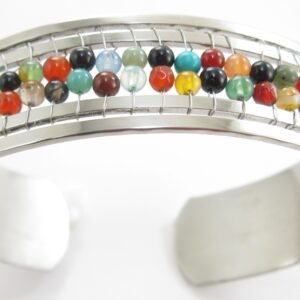 Aro acero mix piedras naturales