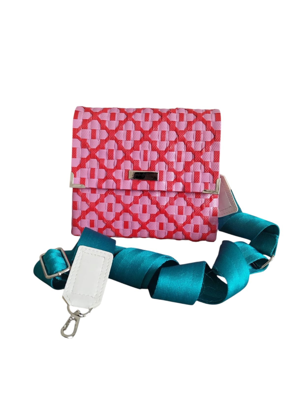 Cartera tejida en zuncho - Estilo Baúl