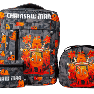 Combo Chainsaw Man morral, lonchera y cartuchera