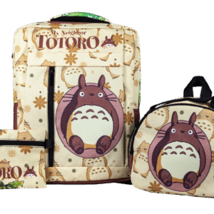 Combo Totoro morral, lonchera y cartuchera