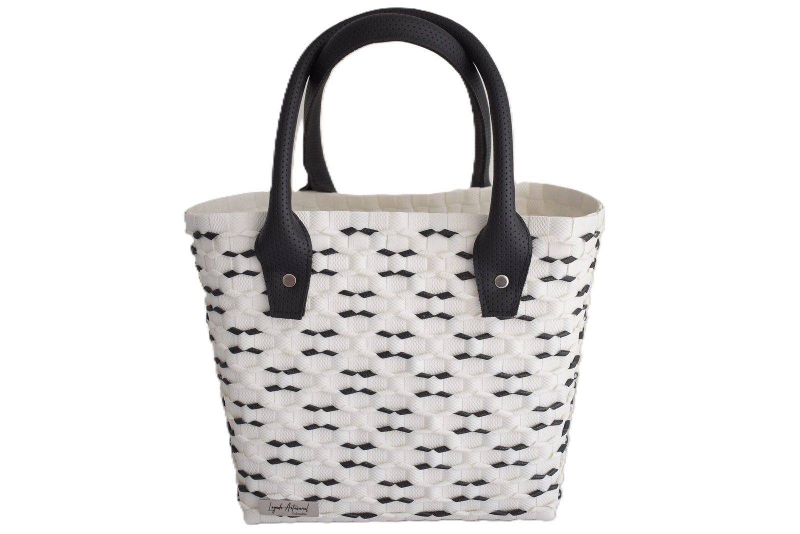 Bolso tejido en zuncho - Estilo Bucket