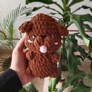 Peluche Bebé Poodle Amigurumi