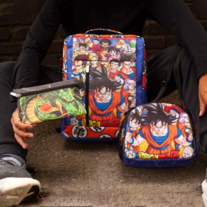 Combo Dragon Ball Z morral, lonchera y cartuchera