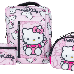 Combo Hello Kitty morral, lonchera y cartuchera
