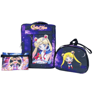 Combo Sailor Moon morral, lonchera y cartuchera