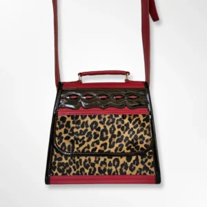 Morral en cuero ejecutivo clásico bunny envejecido – miel