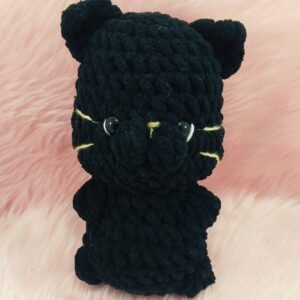 Peluche de gato negro