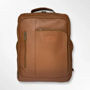 Morral en cuero ejecutivo clásico bunny brillante – miel