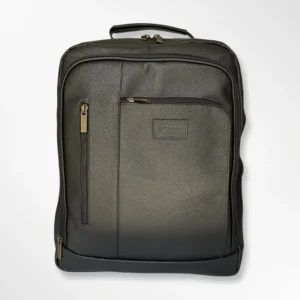 Morral en cuero ejecutivo clásico bunny brillante – negro