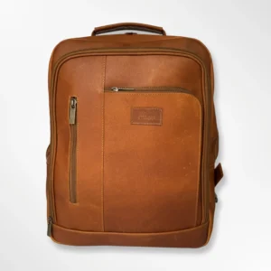 Morral en cuero ejecutivo clásico bunny envejecido – miel