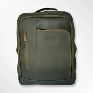 Morral en cuero ejecutivo clásico bunny envejecido – verde