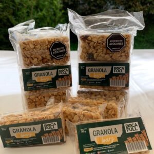 Barras de Granola Crocantes, Paquete x 6 unidades