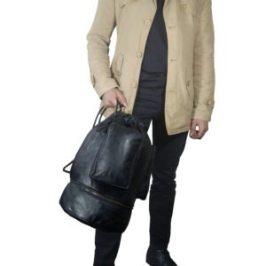 Tula o Morral en Cuero Genuino