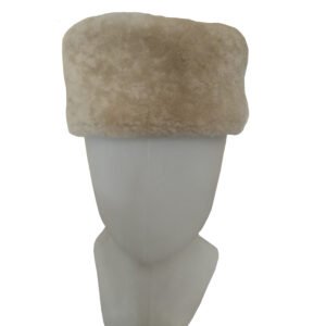 Cachucha o Gorra en Ovejero Natural con cola Estilo Daniel Boone