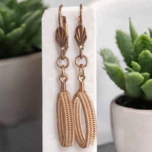 Aretes aros larrgos